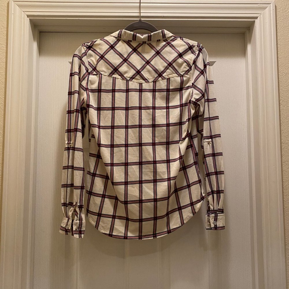 Fitted Flannel Button Down - image 2